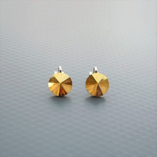 Swarovski Metalic sunshine a klipsy antialergické