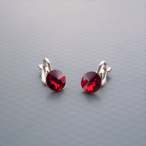 Malá Swarovski Scarlet a klipsy antialergické