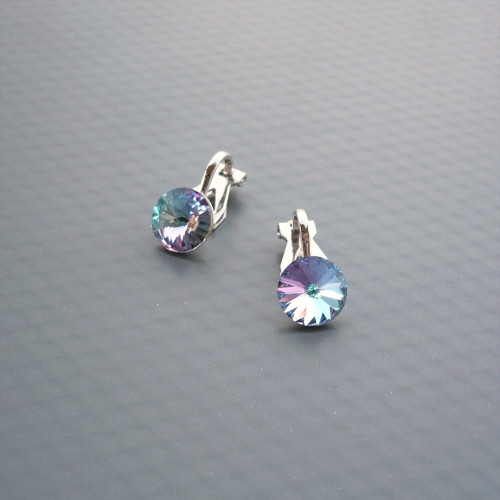 Malý Swarovski Crystal Vitrail light a klipsy