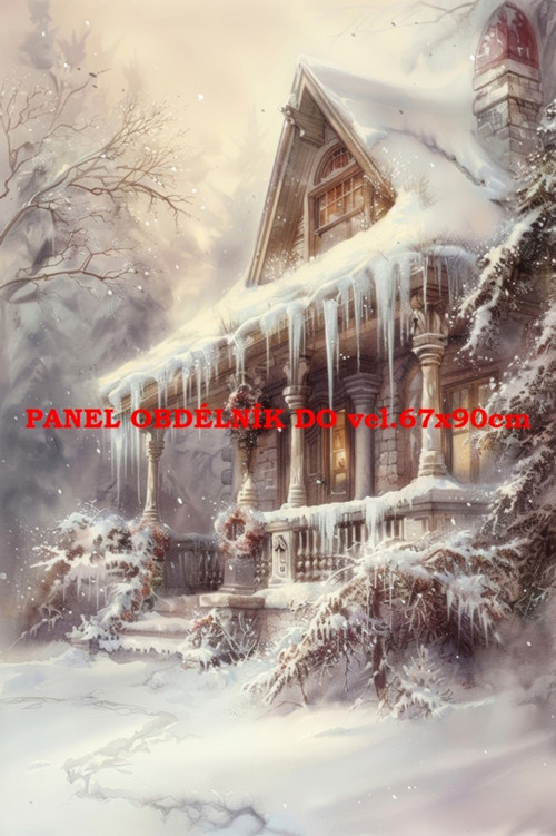 Bavlněný panel 17x25 cm - skladem — foto 1