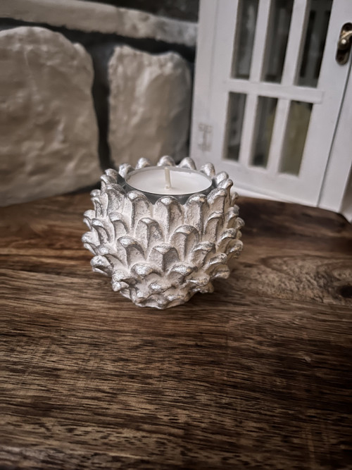 3D Svícen "Šiška" (stříbrná)
