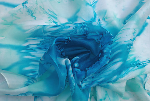 Vodní víla - šátek 65 x 65