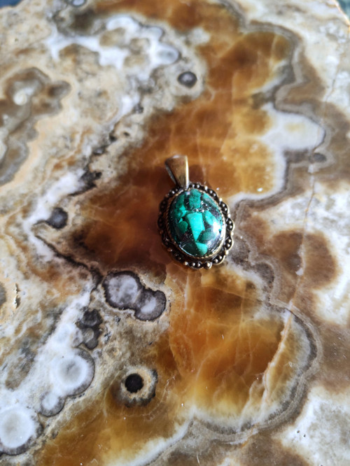 Přívěsek s malachitem