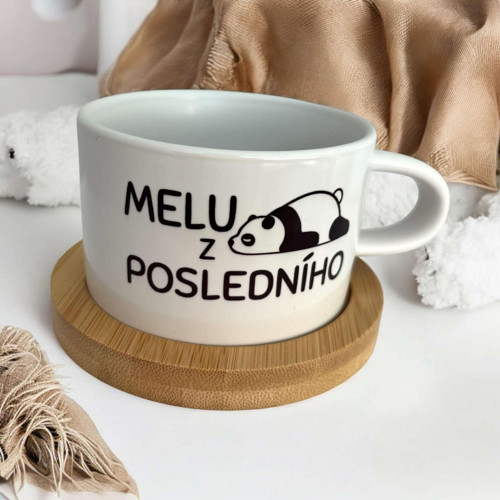 Hrnek s podšálkem Melu z posledního