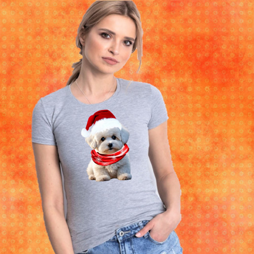 Bišonek Vánoční Tričko M-L