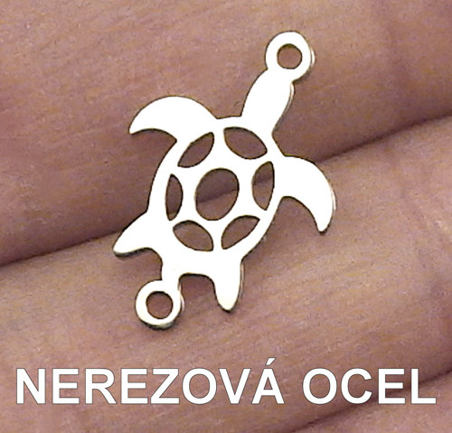 NEREZOVÁ OCEL - přívěsek želva / želvička