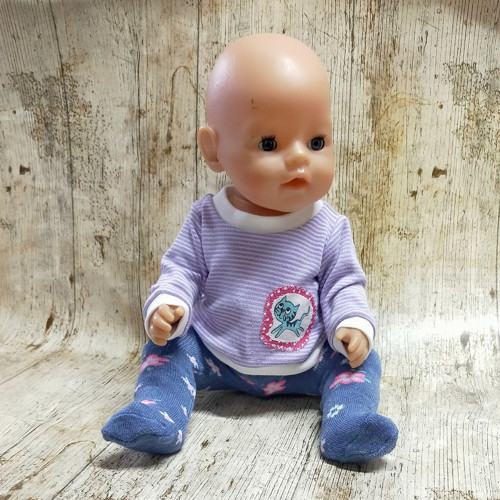 Mikina s kočičkou pro panenku BABY BORN