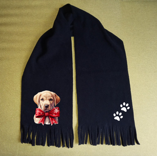 Labrador Dětská, Nebo Dámská Zimní Fleece Šála