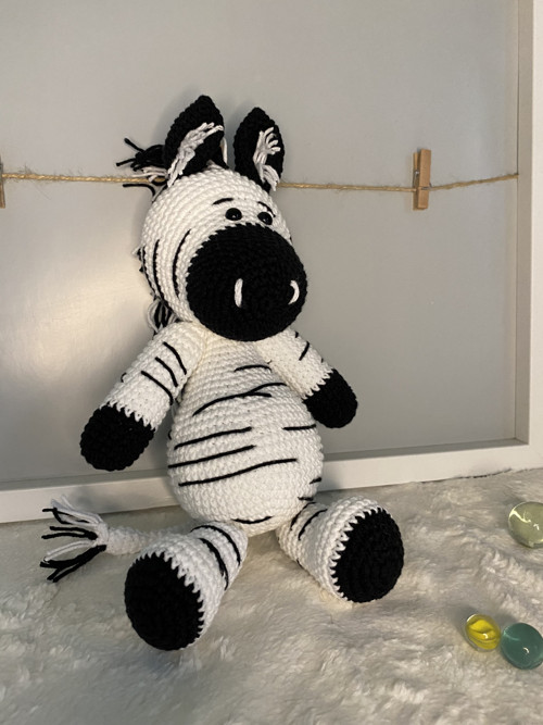 Háčkovaná zebra — foto 1