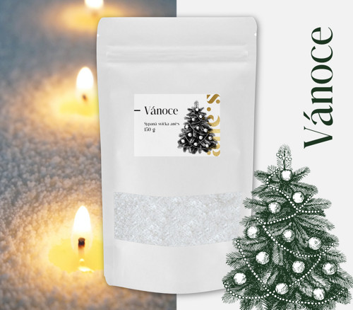 Sypaná svíčka ané•s – vůně: Vánoce - 300g