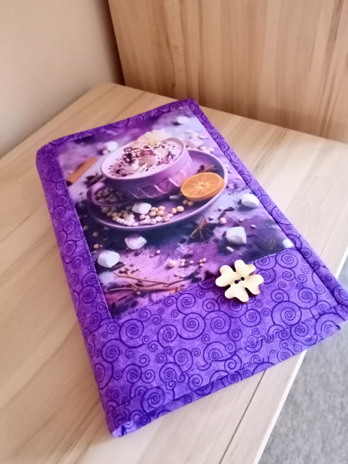 Obal na knihu do fialova