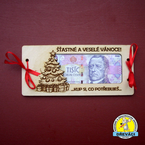 Dárkovka na peníze STROMEČEK KV0369 A
