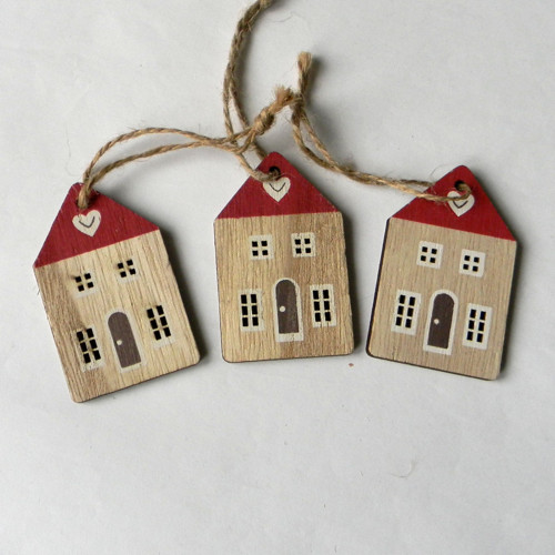 Domeček - 6,5cm x 4cm - 1ks