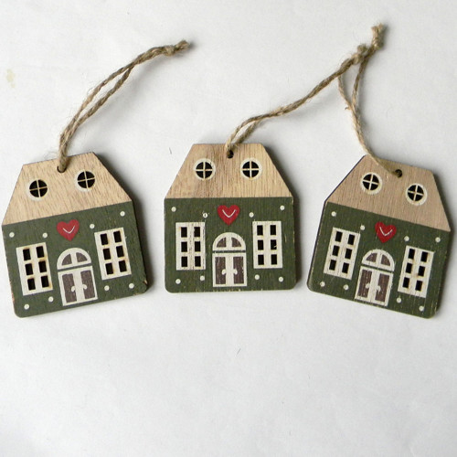 Domeček - 5,9cm x 5,2cm - 1ks