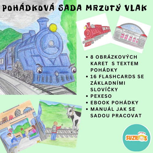 Pohádková sada Mrzutý vlak