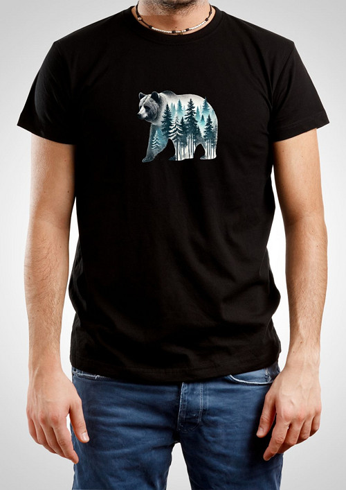 Pánské tričko "Wild bear"