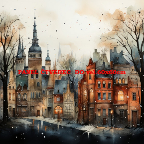 Látkový panel 40x40 cm skladem — foto 1