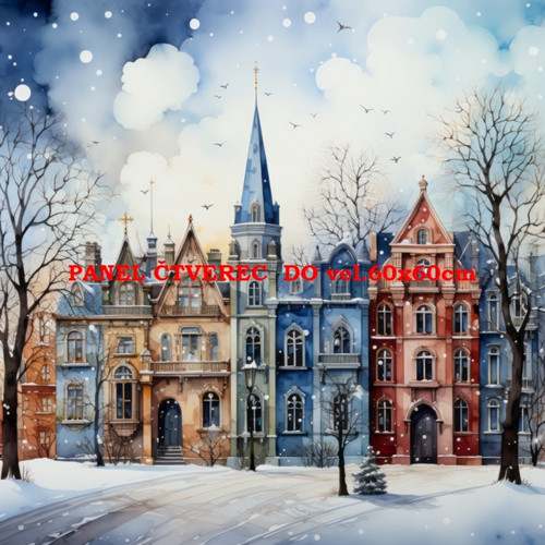 Látkový panel 40x40 cm skladem