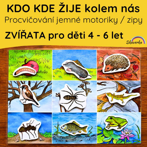 KDO KDE ŽIJE - Zvířata kolem nás