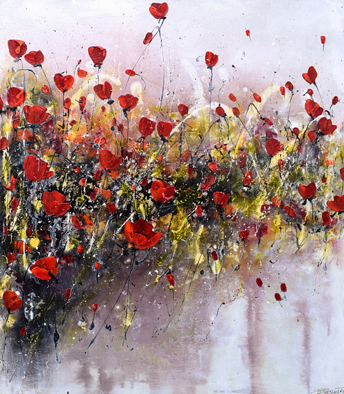 Na okraji pole.......70x80cm