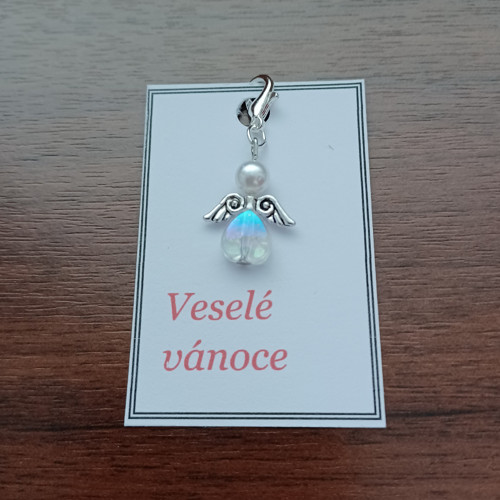 Vánoční přání s přívěskem