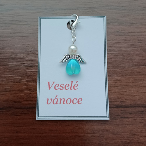Vánoční přání s přívěskem