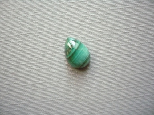 Kabošon - malachit 10 mm, č.39Ef