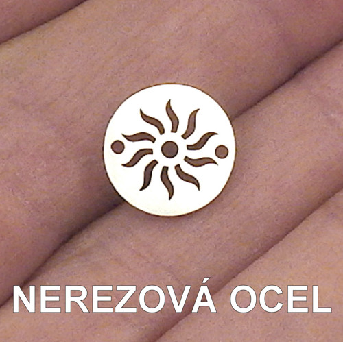 NEREZOVÁ OCEL - přívěsek slunce / sluníčko
