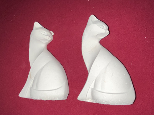 Sádrové odlitky - 3D kočka