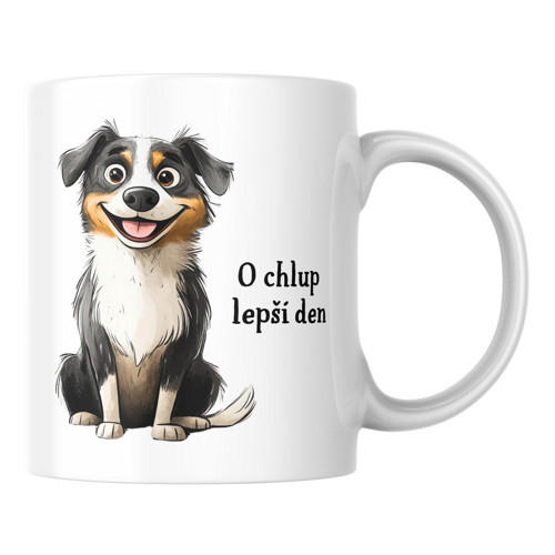 O chlup lepší den - Australský ovčák - Hrníček