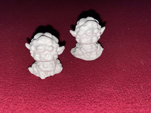 Sádrové odlitky - 3D ovečka Vll.