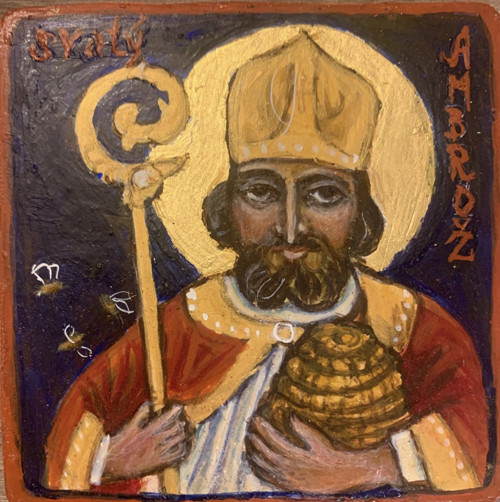 Ikona svatého Ambrože — foto 1