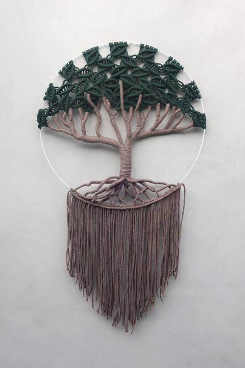 Strom života macramé průměr kruhu 50cm