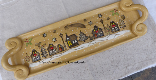 Tác, štrůdlák 46cm -Vánoční / skladem