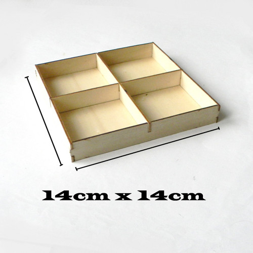 Krabička - zásobníček - 14cmx14cm