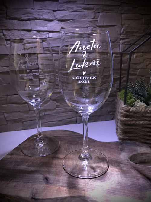 Svatební sklenička — foto 1