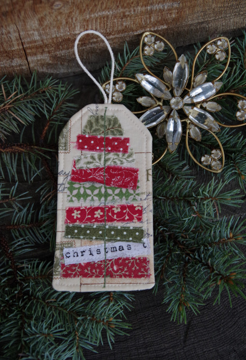 Vánoční cedulka na dárky "Christmas"