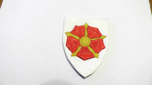 Kožený štítek Rožmberkové - barvený
