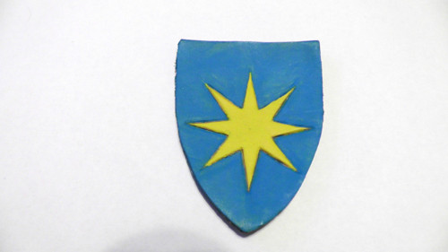 Kožený štítek Šternberkové - barvený