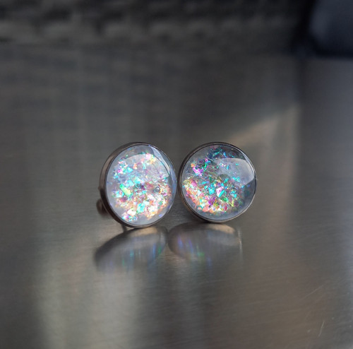 Duhovky třpytivé 12 mm — foto 1