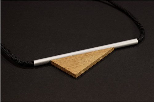 Minimalistický náhrdelník "aluwoody-02"