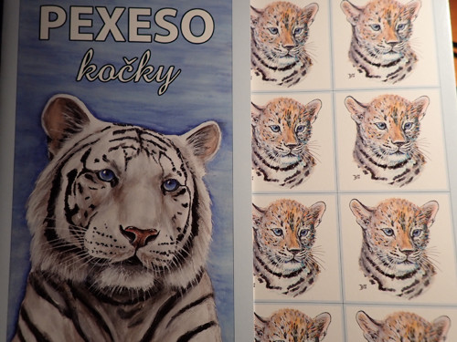 Pexeso Kočky - bílý tygr