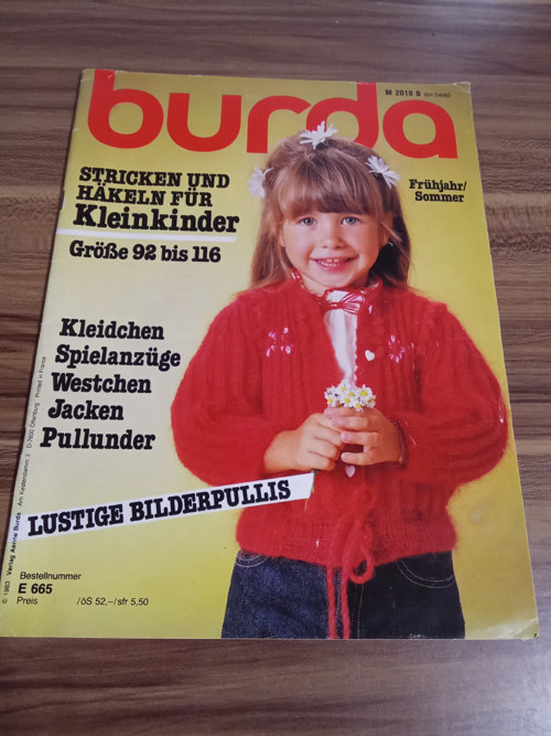 Burda pletení, háčkování pro děti