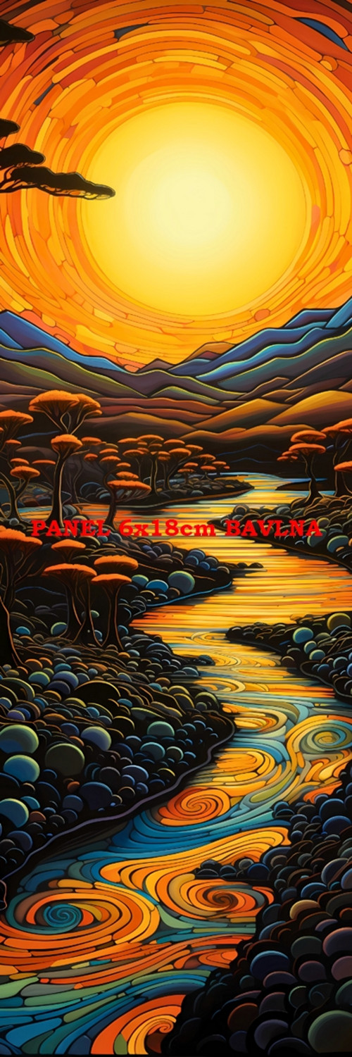 Kočárkovina panel 6x18 cm skladem — foto 1