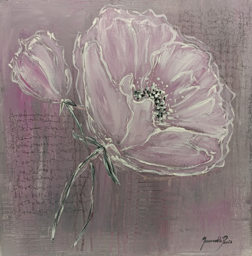 248. Z růže květ, rozměry 50x50 cm
