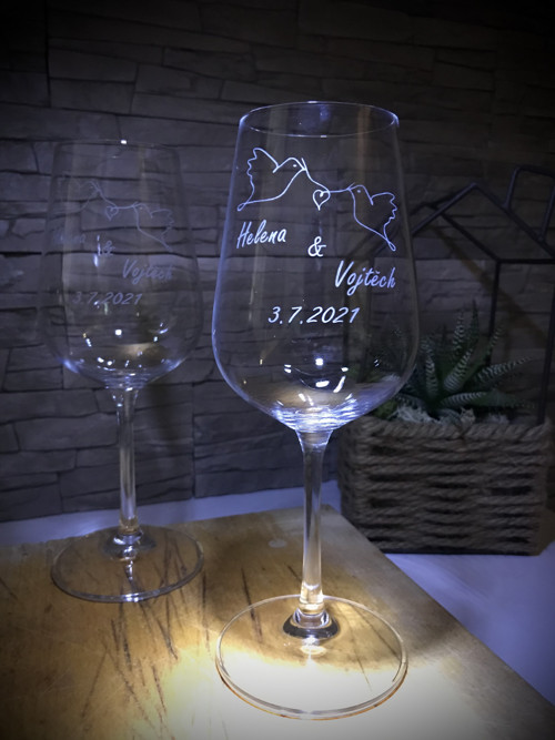 Svatební sklenička