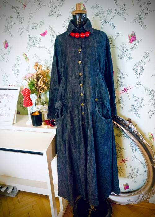 Šaty retro jeans originál — foto 1