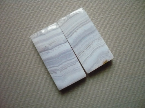 Pár kabošonů - chalcedon 26 mm, č.17f