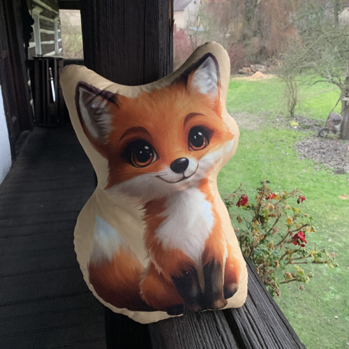 Liška II. - 3D polštář — foto 1
