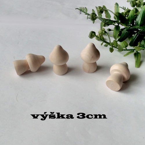 Hříbek - NATUR - výška 3cm - bal.10ks